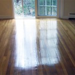 Project F: After installing, sanding, and three coats of polyurethane, the project is completed 